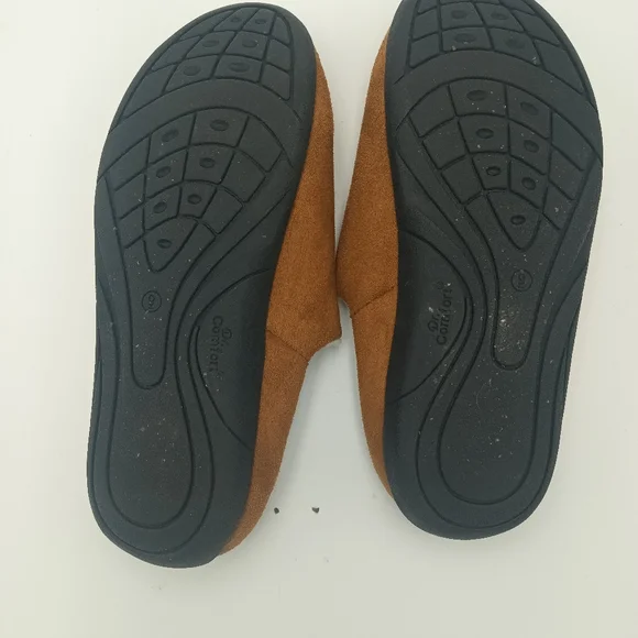 Indoor/Outdoor Slippers Camel Color Womens 9W Dr. Comfort - Picture 8 of 9